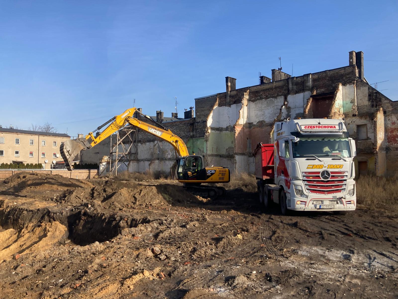 Wykopy pod OSIEDLE NEONOWE